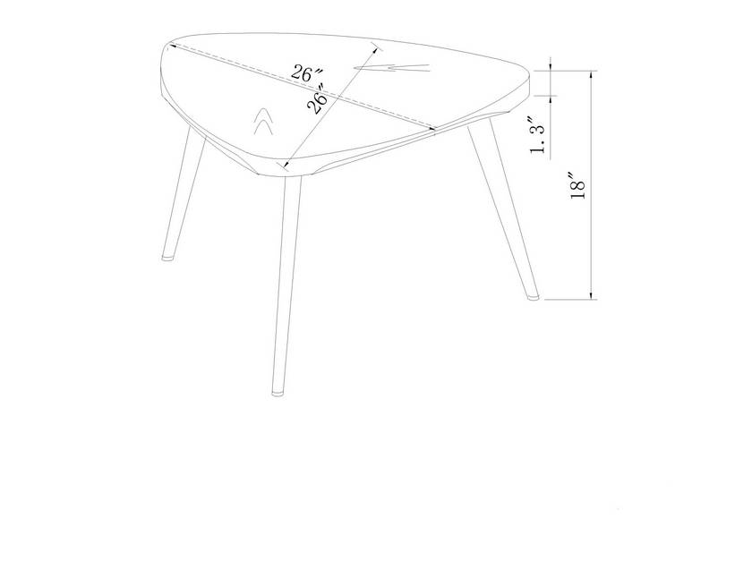 Edwyn Brown End Table