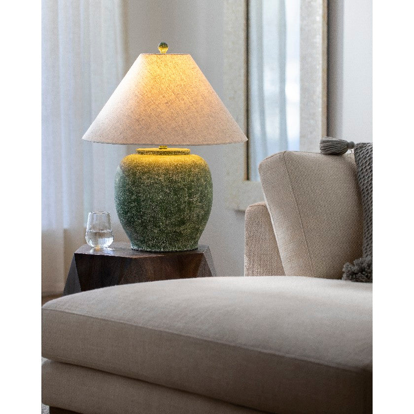 Deeandra Modern Dark Green Table Lamp