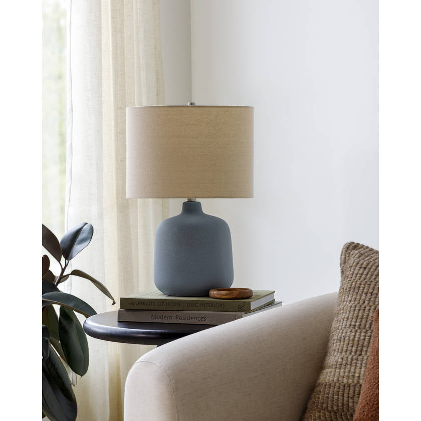 Henny Cottage Metallic - Nickel Table Lamp