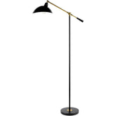 Adeel Cottage Black Floor Lamp