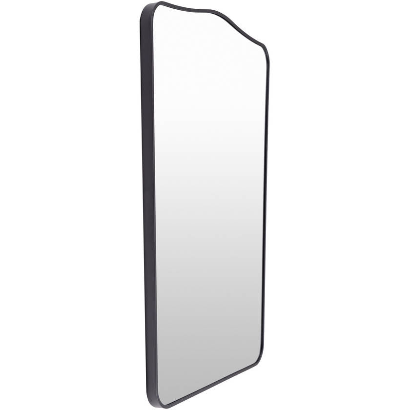 Estephanie Modern Black Wall Mirror