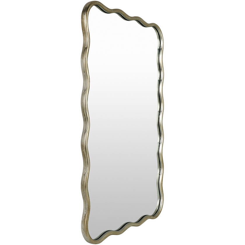 Kamica Modern Metallic - Silver Wall Mirror
