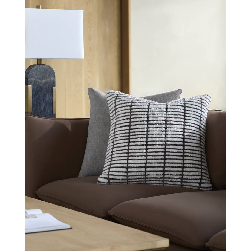 Alixandra Taupe Pillow Cover