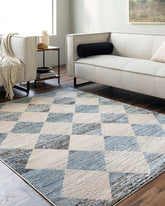 Eligio Modern Blue Area Rug