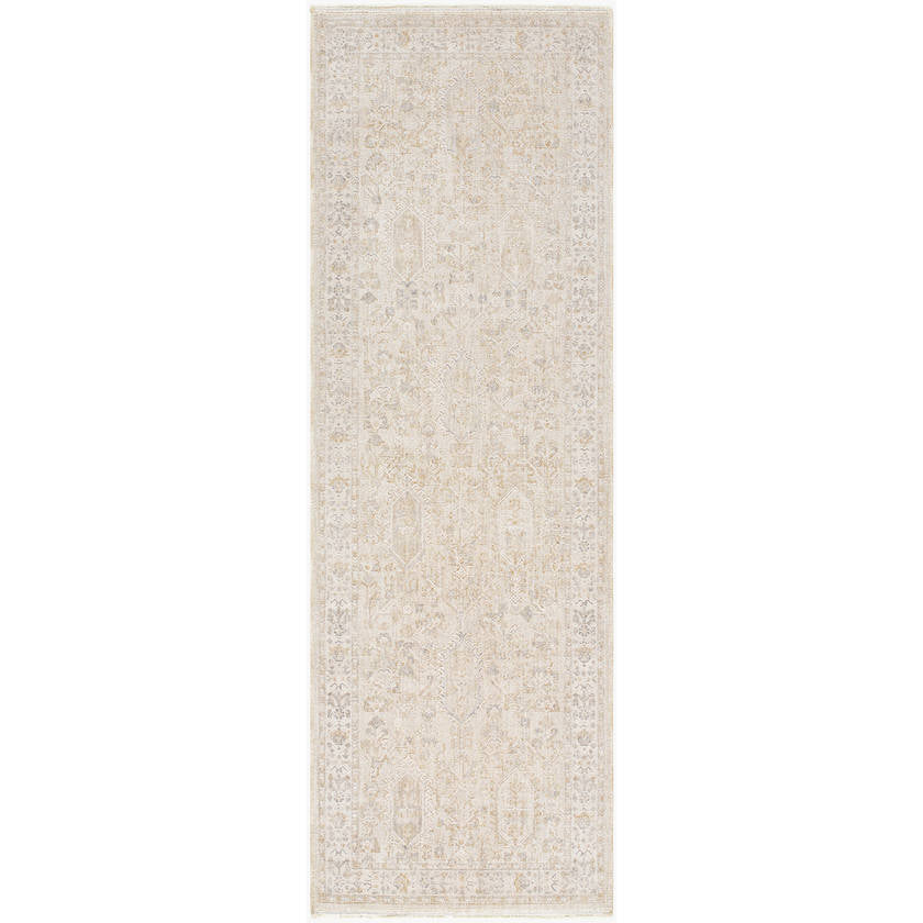 Krissa Traditional Light Silver Area Rug