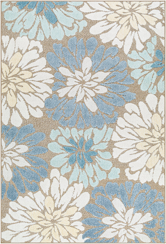 Mohit Coastal Light Brown Area Rug