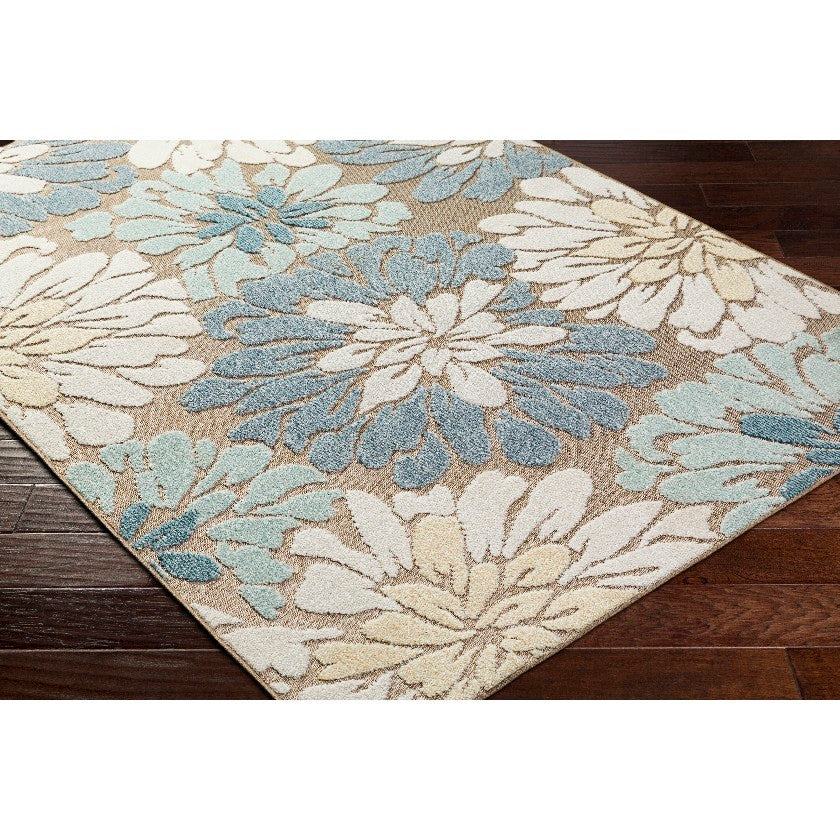 Mohit Coastal Light Brown Area Rug