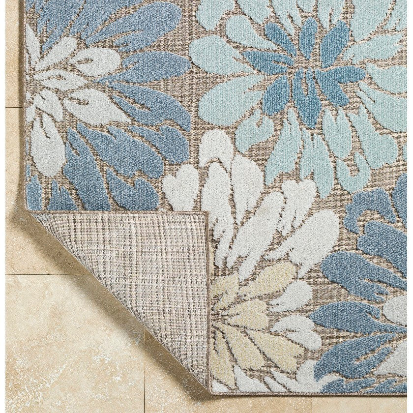 Mohit Coastal Light Brown Area Rug