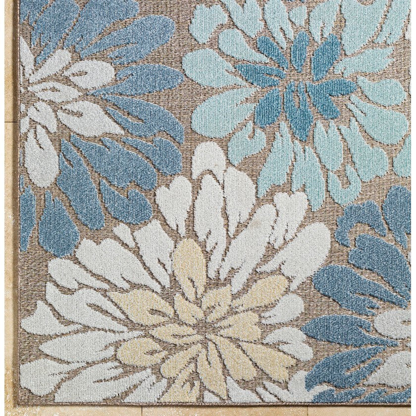 Mohit Coastal Light Brown Area Rug