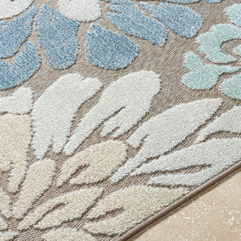 Mohit Coastal Light Brown Area Rug