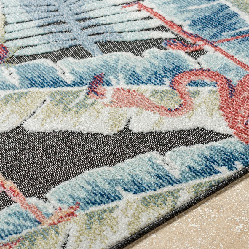 Shafiq Coastal Charcoal Area Rug