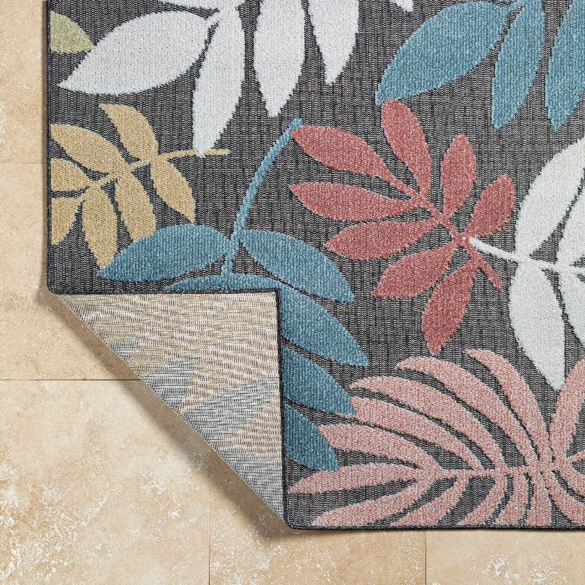 Iban Coastal Charcoal Area Rug