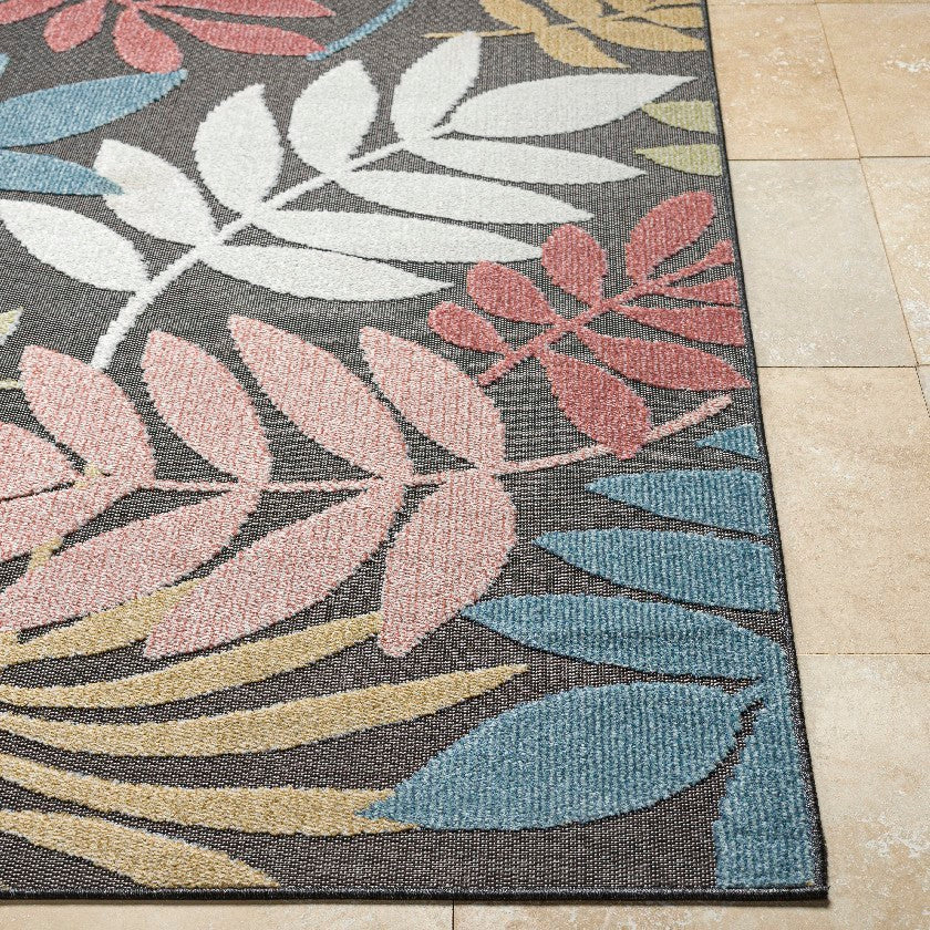 Iban Coastal Charcoal Area Rug