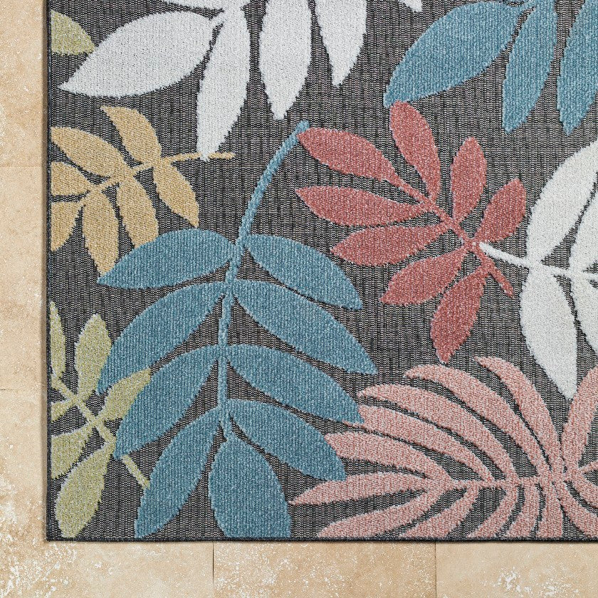 Iban Coastal Charcoal Area Rug