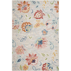 Ottis Coastal Cream/Rust Area Rug