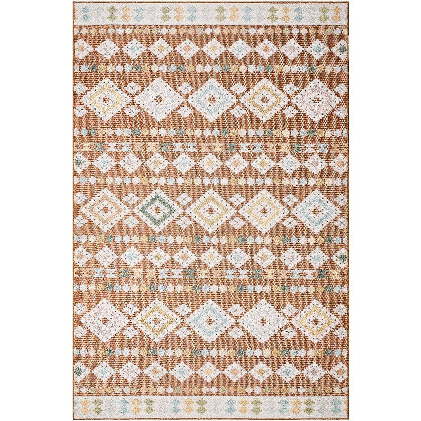 Zarinah Coastal Rust Area Rug