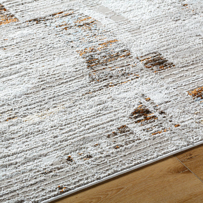 Haneefah Rustic Medium Brown Area Rug