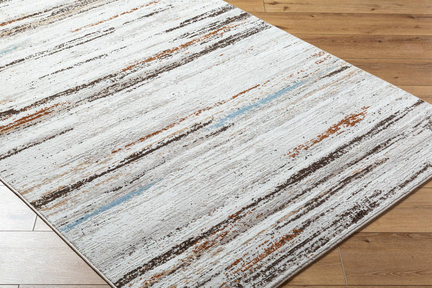 Kennth Rustic Dark Brown/Denim Area Rug
