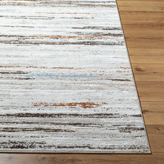 Kennth Rustic Dark Brown/Denim Area Rug