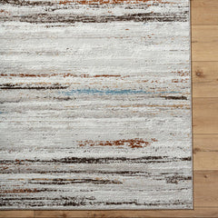 Kennth Rustic Dark Brown/Denim Area Rug