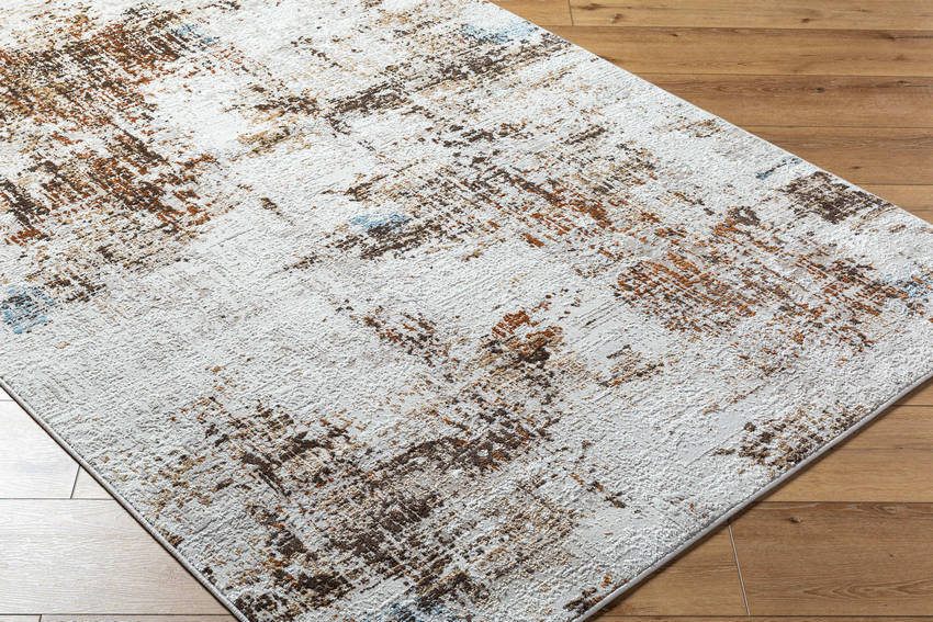 Mizraim Rustic Dark Brown Area Rug
