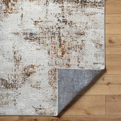 Mizraim Rustic Dark Brown Area Rug