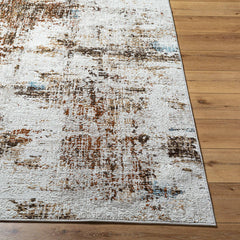 Mizraim Rustic Dark Brown Area Rug