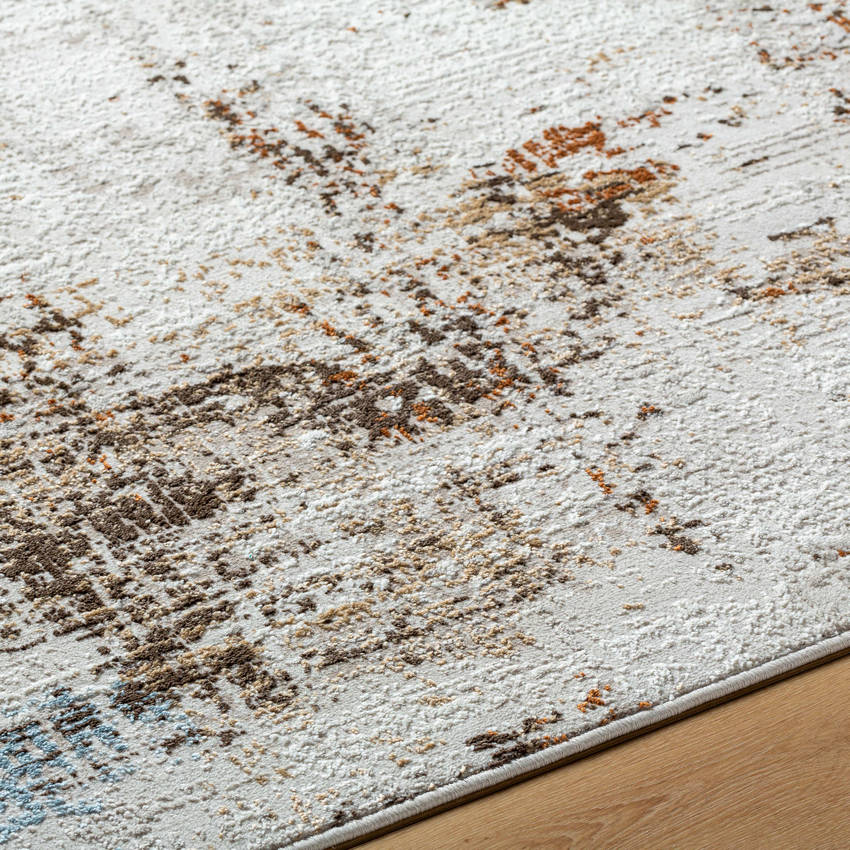 Mizraim Rustic Dark Brown Area Rug