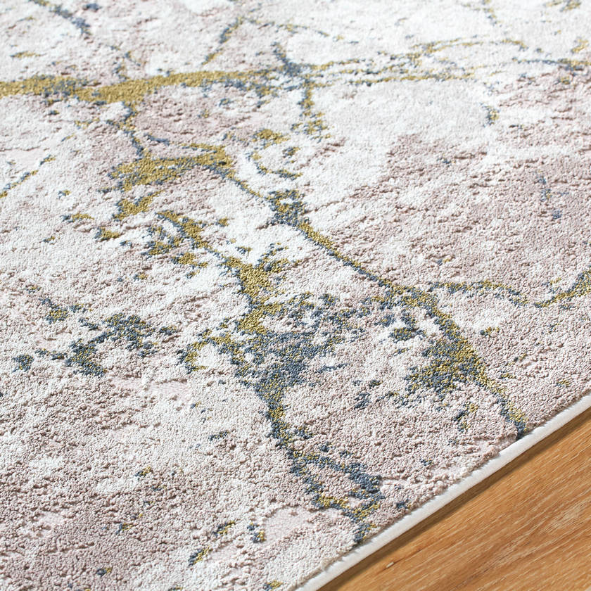 Daphney Modern Taupe/Off-White Area Rug