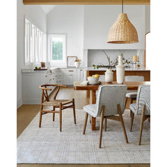 Sammy Modern Light Silver Area Rug - Becki Owens x Livabliss