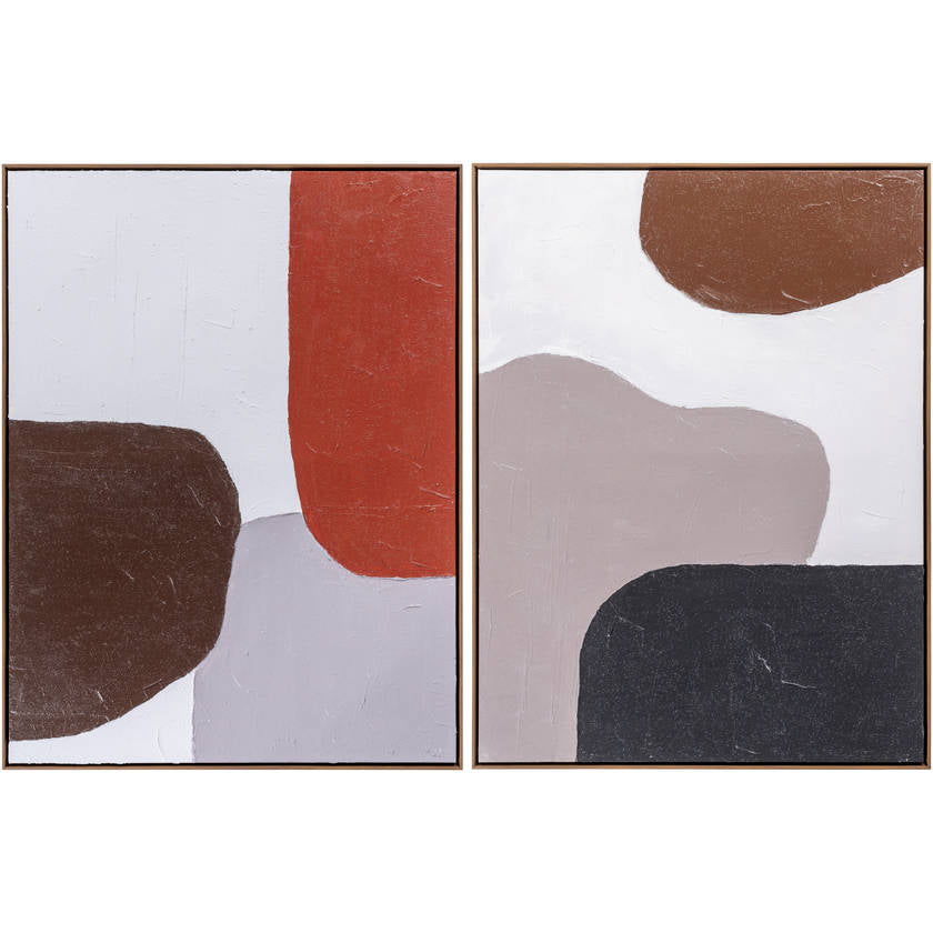 Cherylyn Blush/Brown Wall Art Piece