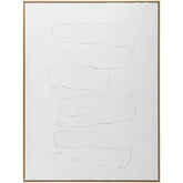 Iram White/Brown Wall Art Piece