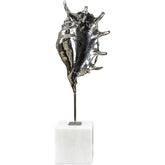 Neesa Metallic - Silver Decorative Sculpture