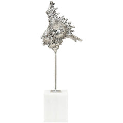 Lesslie Metallic - Silver Decorative Sculpture