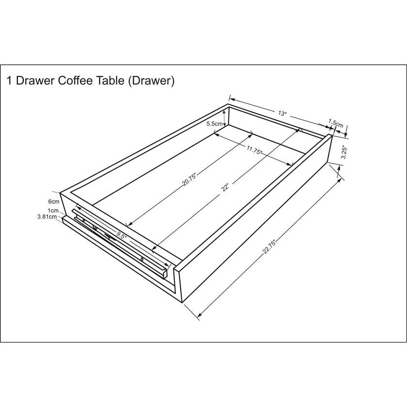 Salomon Brown Coffee Table