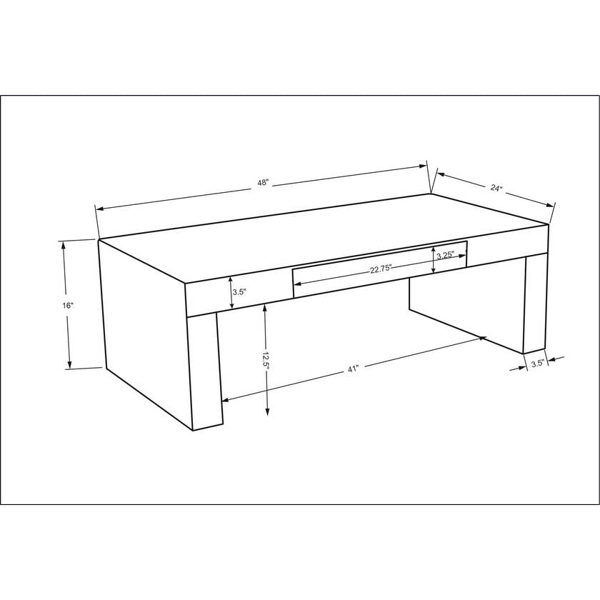 Salomon Brown Coffee Table