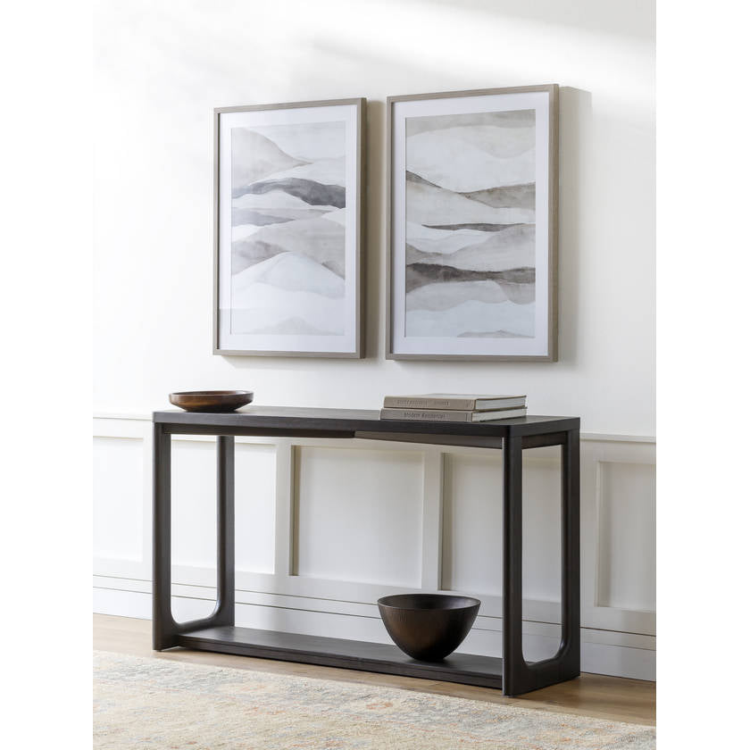 Melani Black Console Table