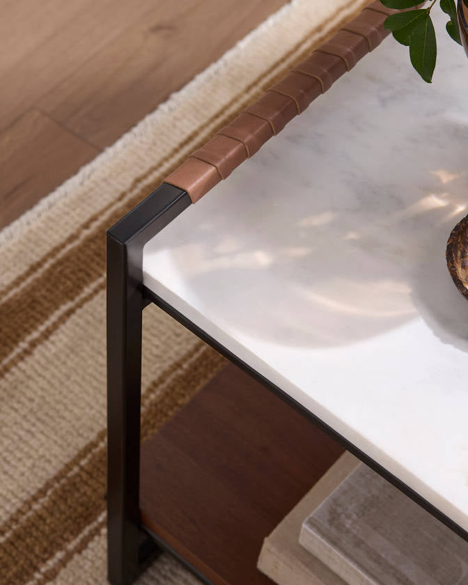 Jawaan White End Table