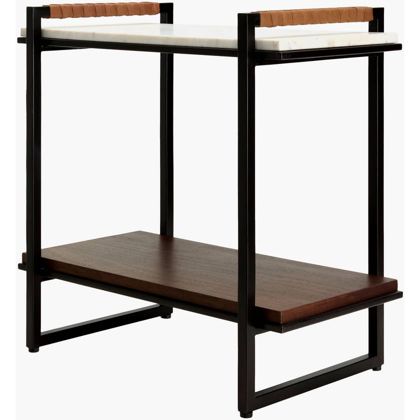 Dashan White End Table