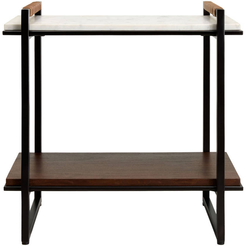Dashan White End Table