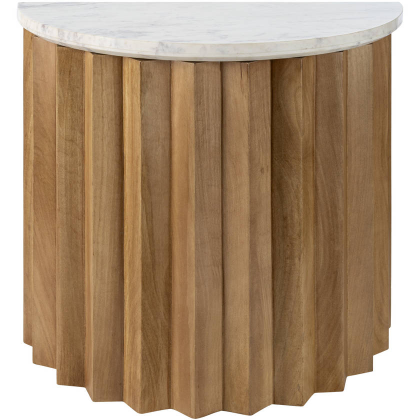 Keyetta White End Table