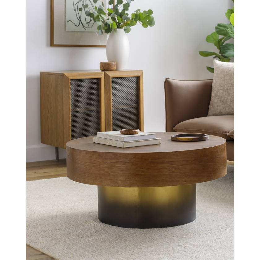Raechell Dark Brown Coffee Table