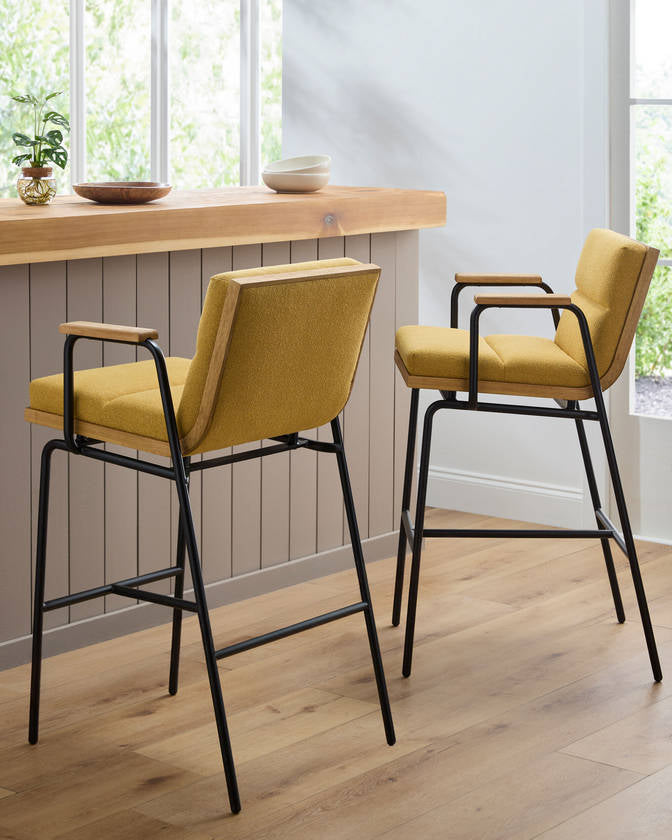 Marinna Black Bar Stool