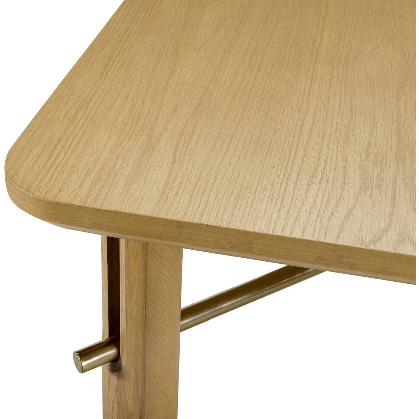 Quinisha Metallic - Brass Coffee Table