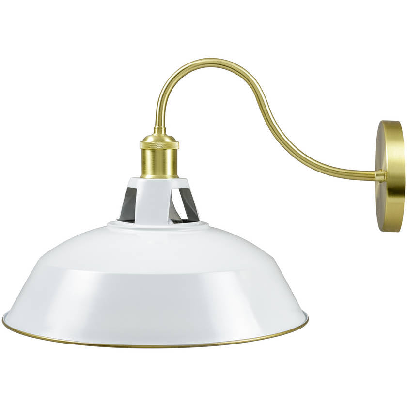 Lasheena Rustic White Wall Sconces