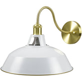 Lasheena Rustic White Wall Sconces