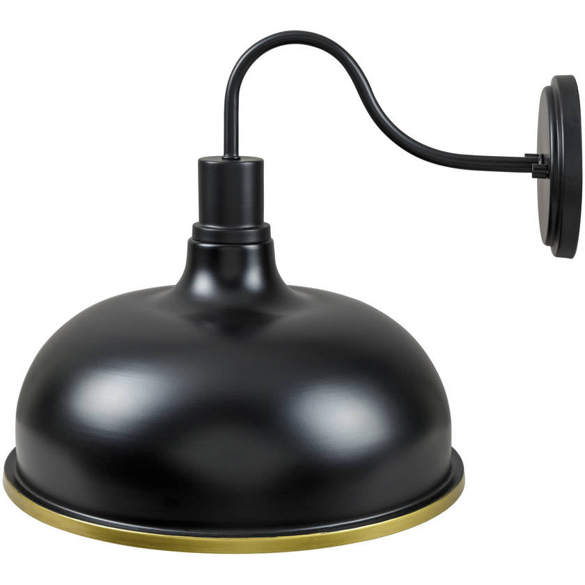 Sharieka Rustic Black Wall Sconces