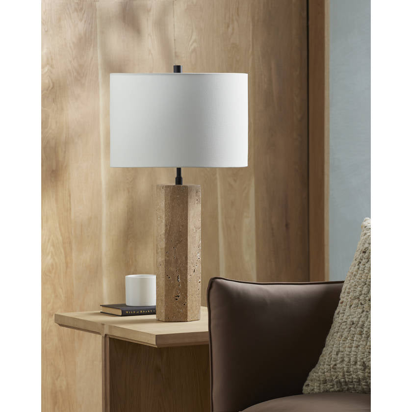 Katalina Rustic Amber/Black Table Lamp