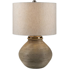 Genk Traditional Beige Table Lamp
