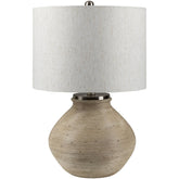 Genk Traditional Beige Table Lamp
